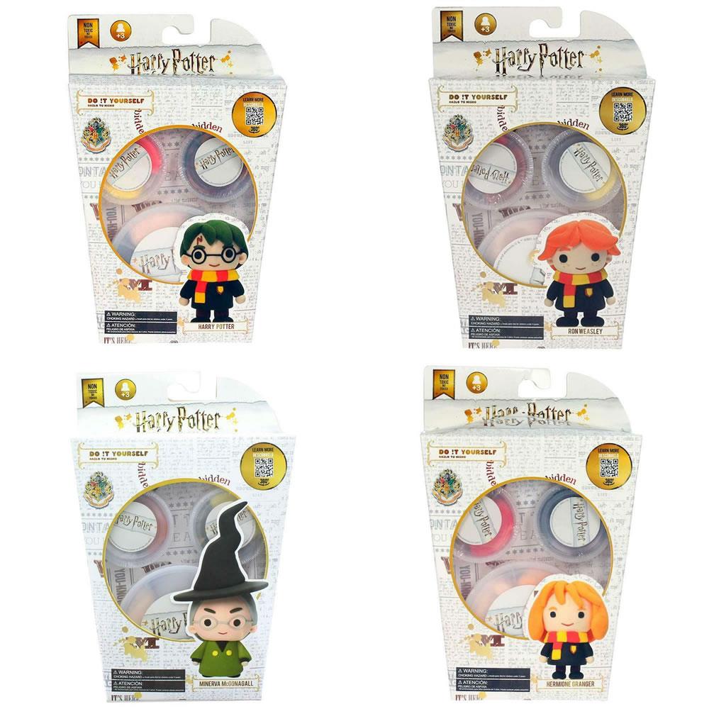 Harry Potter and Friends Super Dough 4-Pack Ron Hermione Minerva Modeling  SD Toys