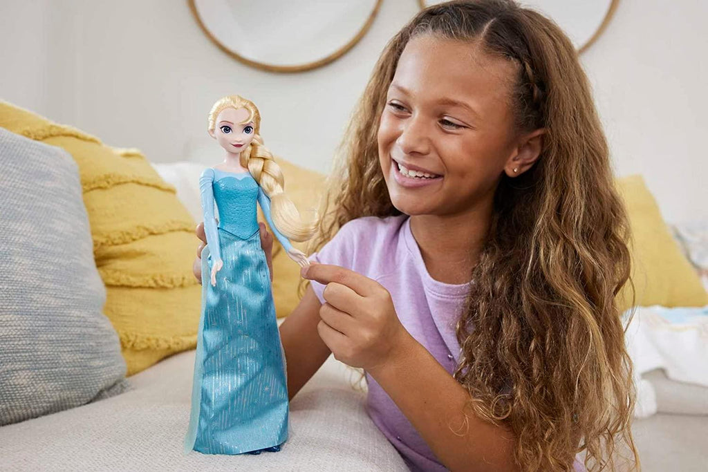 Disney Frozen Elsa Fashion Doll with Long Blonde Hair & Blue Outfit  Inspired by Frozen 2 - Toy for Kids 3 Years Old & Up