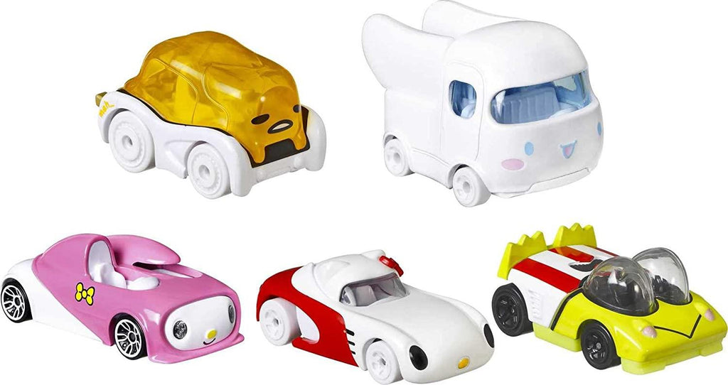 Hot Wheels Sanrio Character Cars, Set of 5 – Mattel Creations