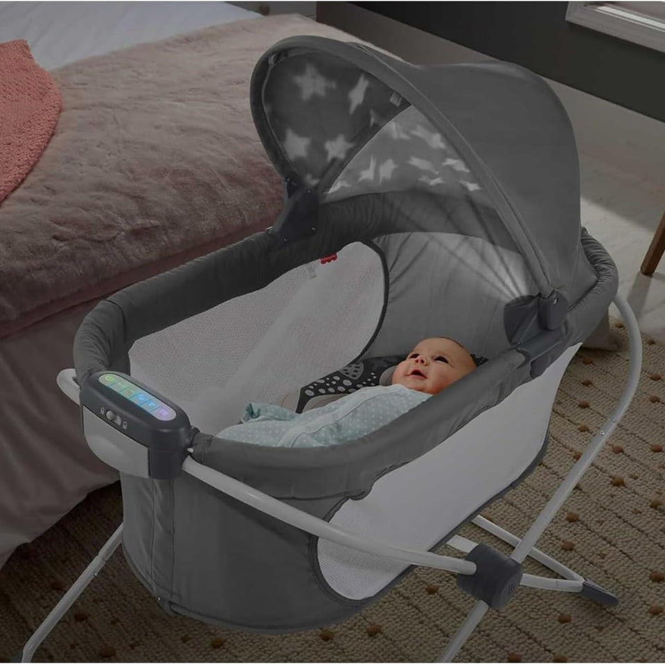 Fisher Price Baby Crib Soothing View Bassinet Portable Bassinet for Archies Toys