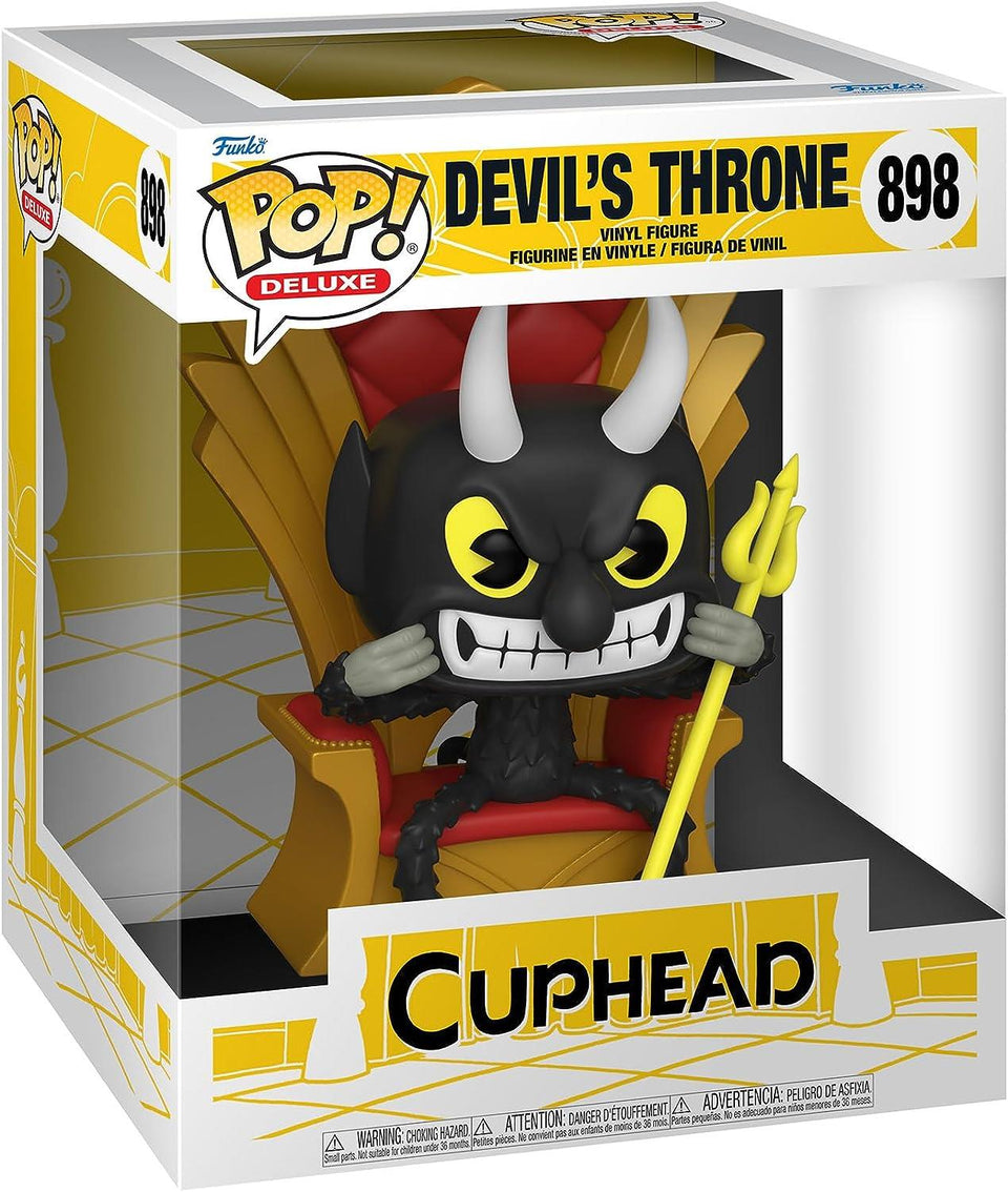 Funko Pop Cuphead S3 Devils Throne in Chair Deluxe 6" Vinyl Figure