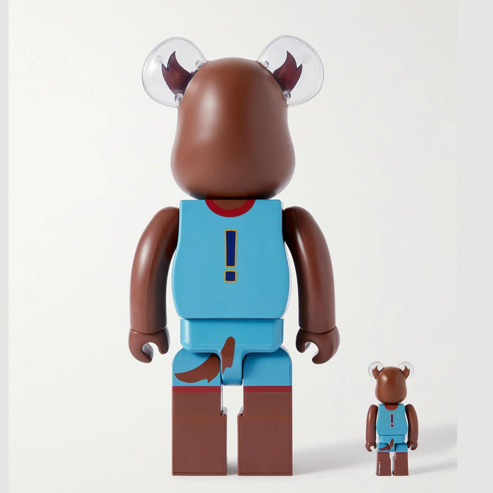 Space Jam Tasmanian Devil 400% 100% Bearbrick Be@rbrick Tune Squad Figure  Set Medicom Toy