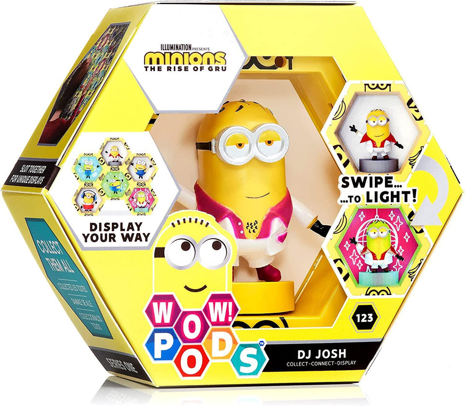 WOW Pods Minions DJ Josh Rise of Gru Connect Light-Up Despicable Me WOW! Stuff