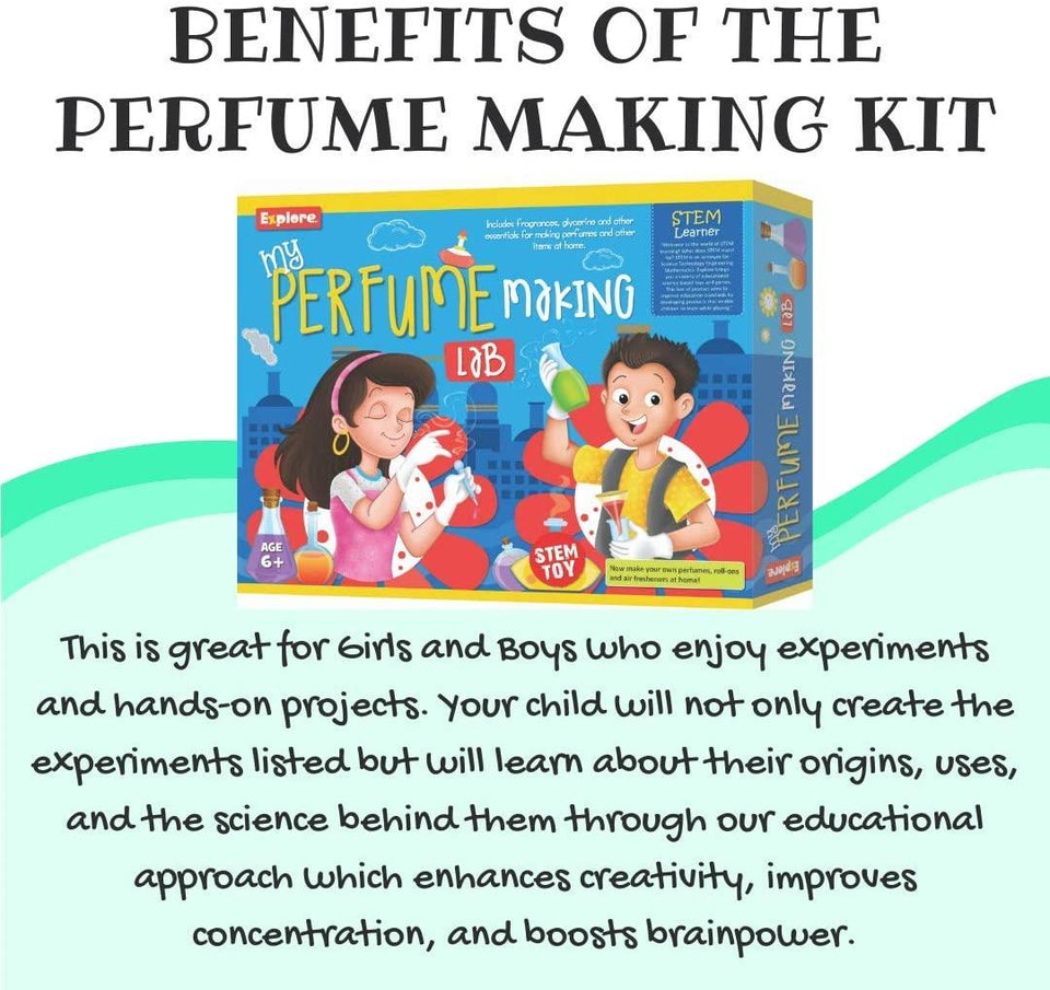 Explore STEM Learner My Perfume Making Lab Air Freshner DIY Scientist Kit