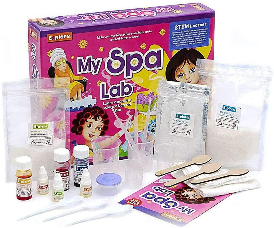 Explore STEM Learner My Bath Bombs Making Lab Science Kit Mighty