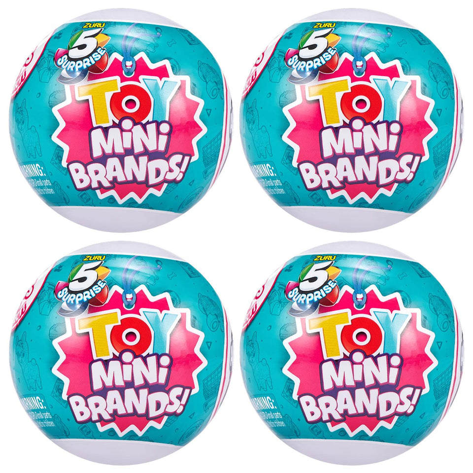 5 Surprise Mini Brands Series 5 toys 