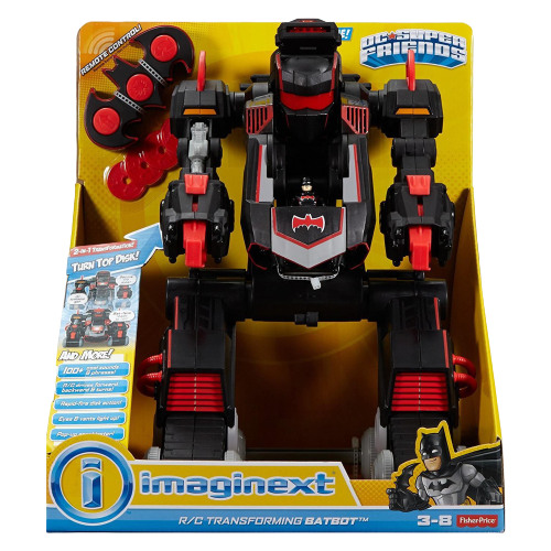 Imaginext DC Super Friends RC Transforming Batbot Batman Robot Tank