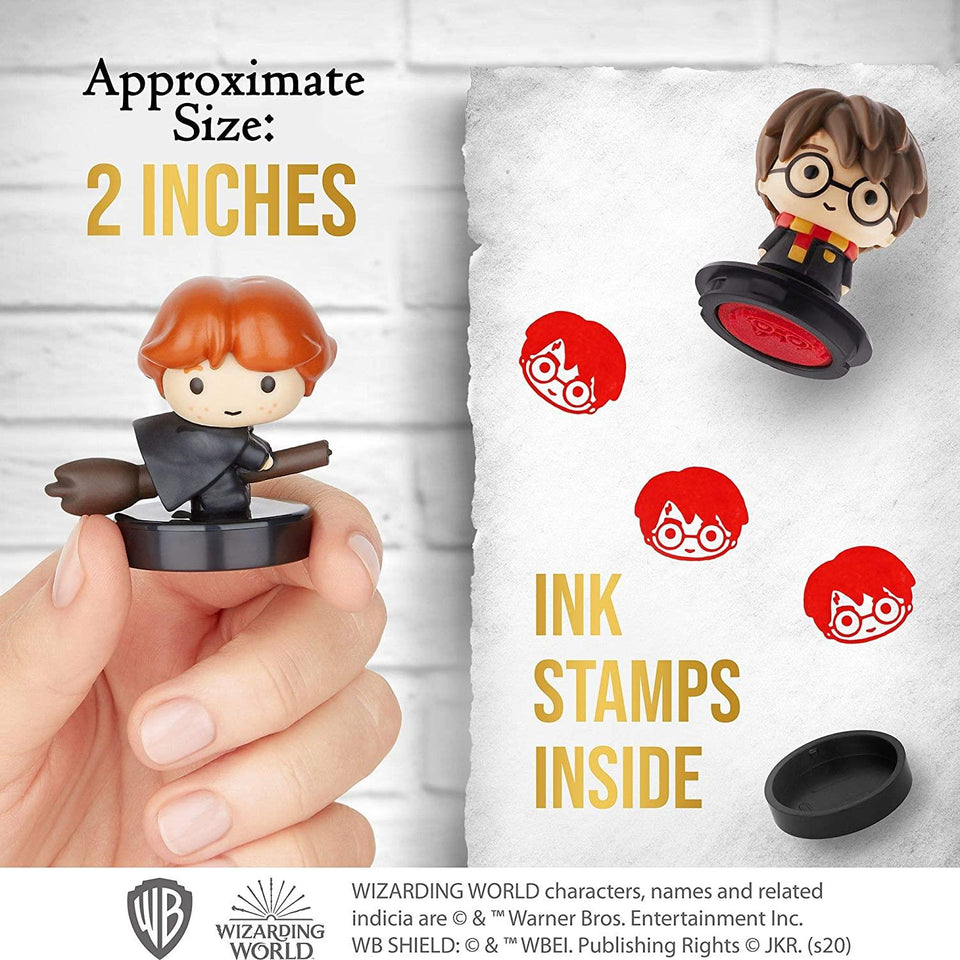 Harry Potter Stampers 5pk Characters on Broom Party Favor Figures PMI International