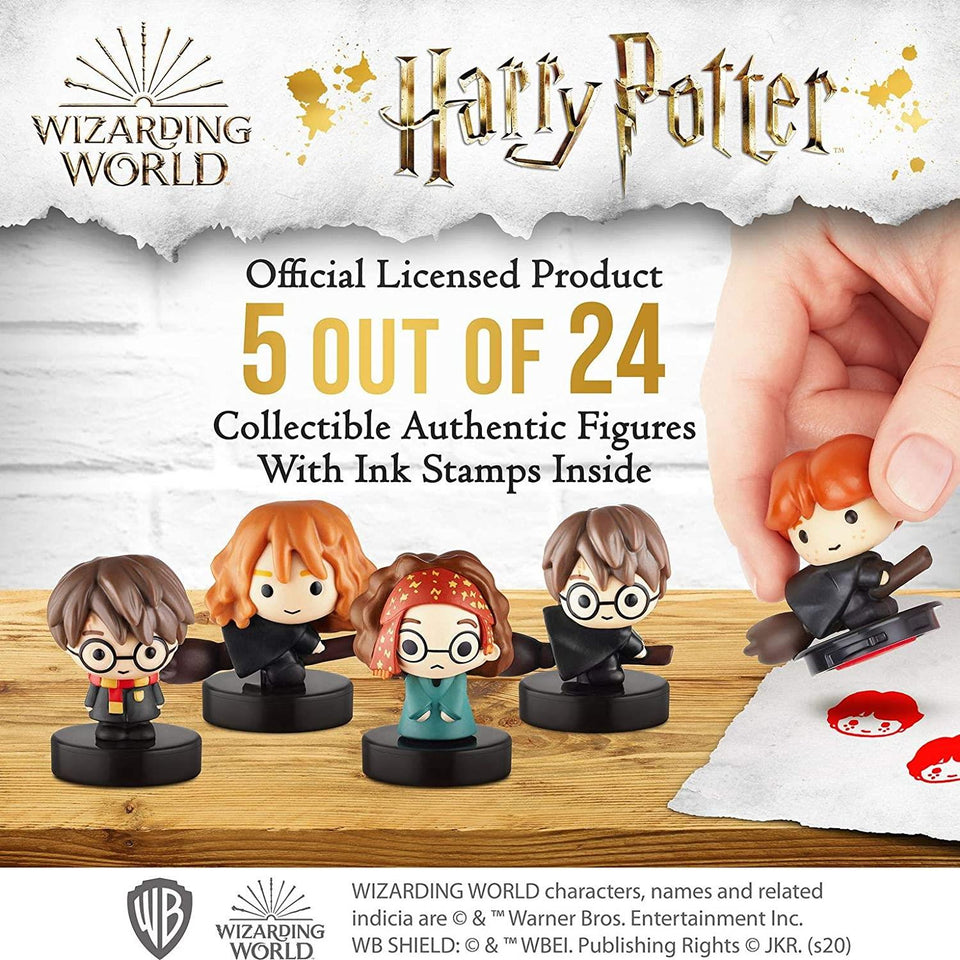 Harry Potter Stampers 5pk Characters on Broom Party Favor Figures PMI International