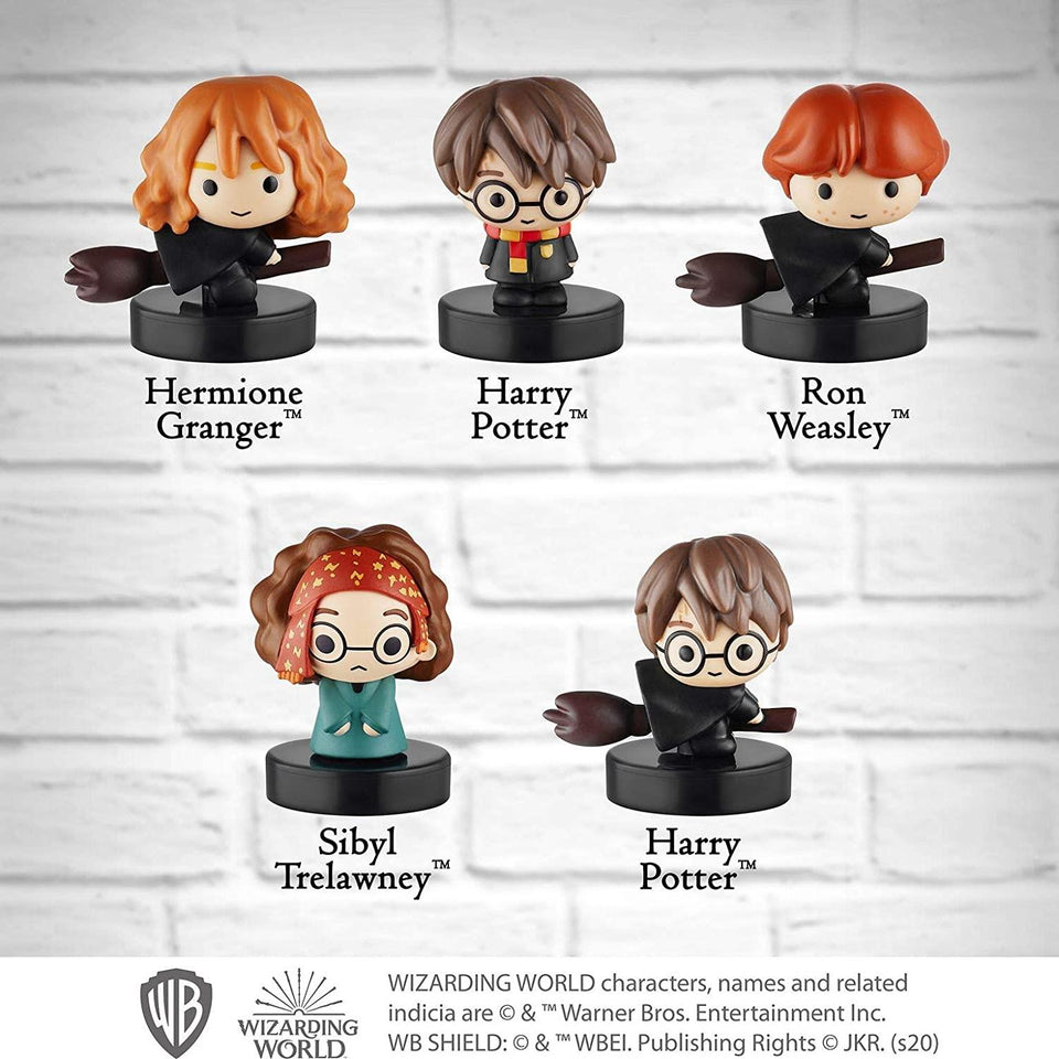 Harry Potter Stampers 5pk Characters on Broom Party Favor Figures PMI International