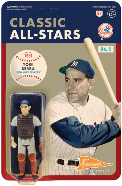 Mlb New York Yankees 3.75 Classic Reaction Action Figure - Yogi Berra :  Target