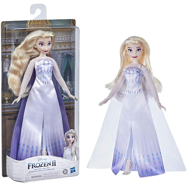 Disney Frozen 2 Queen Elsa Fashion Doll Blonde Blue Gown Hasbro