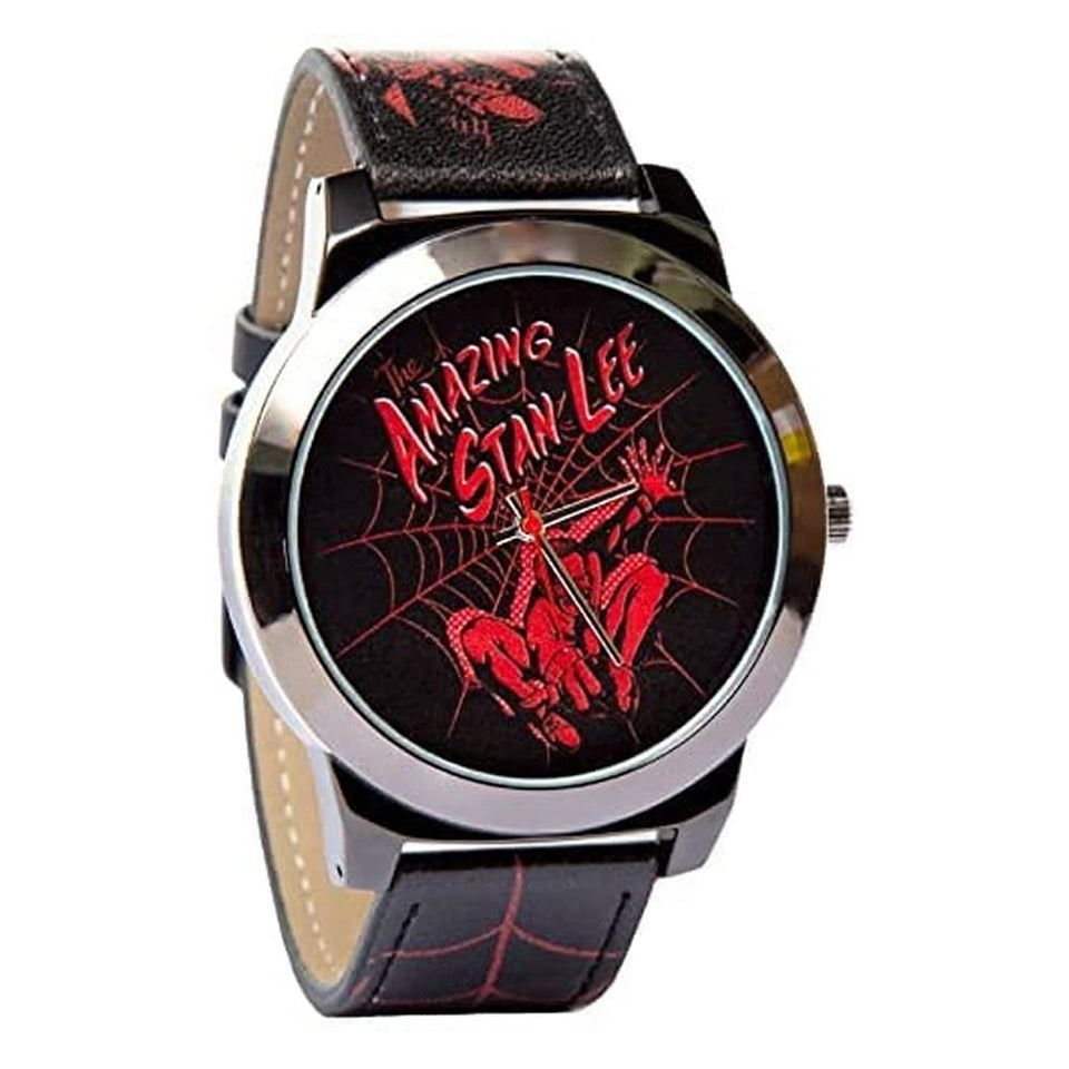 The Amazing Stan Lee Watch Spiderman Art Comics Legend Limited Edition Wristwatch Mighty Mojo