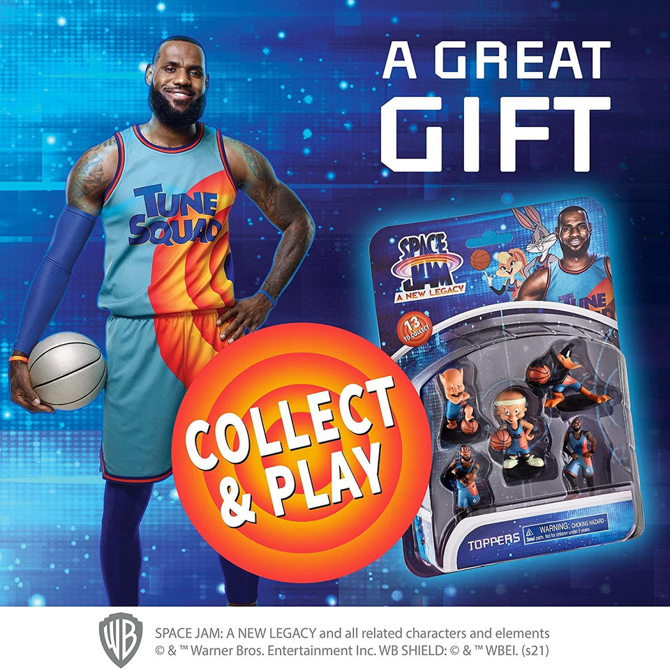 Space Jam Pencil Toppers 5pk Elmer Fudd Daffy Duck Porky Pig Lebron James PMI International