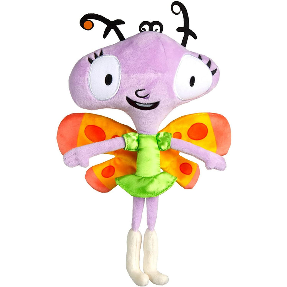 Let's Go Luna Carmen Mariposa 11" Plush Doll Mexican Butterfly PBS Cartoon Character Mighty Mojo