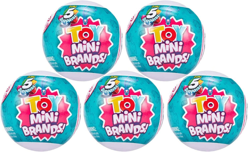 5 Surprise Toy Mini Brands Series 3 Capsule 3 Pack by Zuru