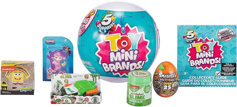 5 Surprise Toy Mini Brands Capsule 5pk Series 3 Miniature Bundle