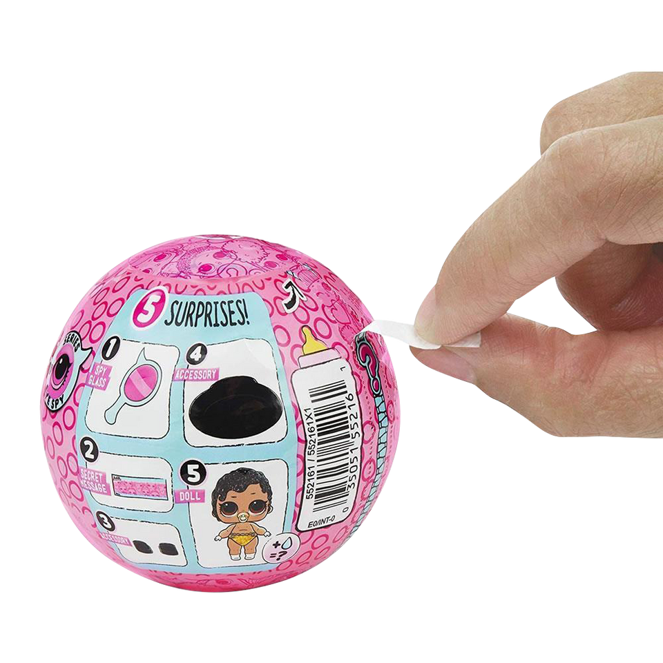 MGA L.O.L. Surprise! Eye Spy Lil Sisters Doll Ball Wave 2 Series - 3 Pack