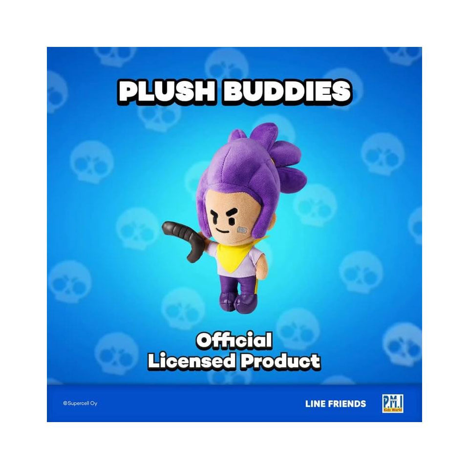 Brawl Stars Shelly Plush Buddy Blaster 7 Brawler Gaming Fighter Doll  Character Figure PMI International