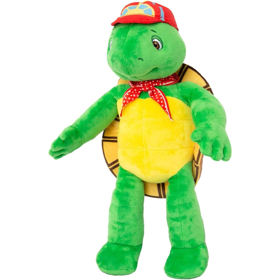 Franklin the Turtle Plush Doll 14" Book TV Series Character Stuffed Animal Hat Bandana Mighty Mojo