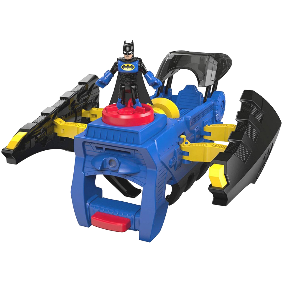 Imaginext DC Super Friends 2 in 1 Batwing Batman Gauntlet Fisher-Price DTP99